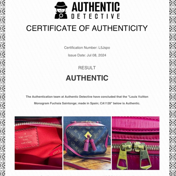 Louis Vuitton Monogram Saintonge Crossbody in Freesia Pink - Picture 13 of 15